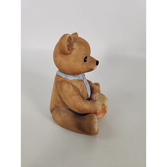 HOMCO CERAMIC BEAR BOY w/HONEY POT & GIRL w/APPLE BASKET FIGURINES #1405 - Picture 13 of 15